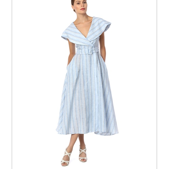 gul hurgel blue stripe linen midi dress Gul Hurgel Midi Dresses for Women on Sale up to 90% Off: Poshmark